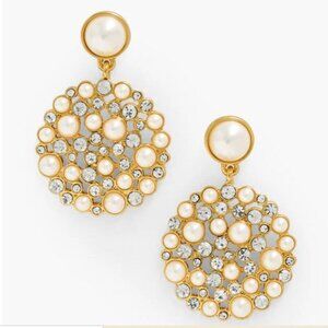 NEW TALBOTS - Pearl Statement Drop Earrings